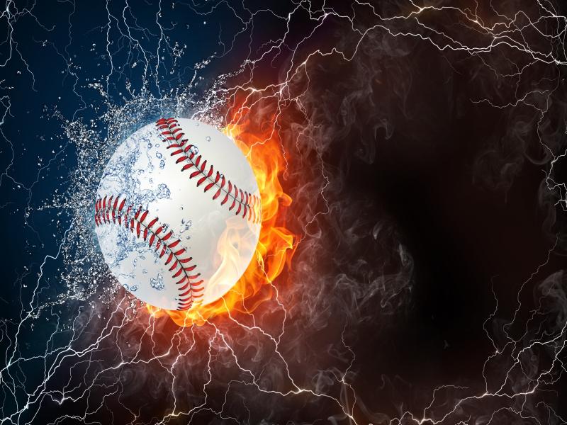 Amazing Sports Baseball Template Backgrounds