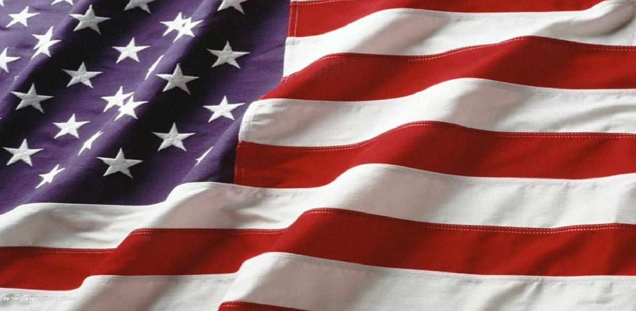 American Flag Slide Backgrounds for Powerpoint Templates - PPT