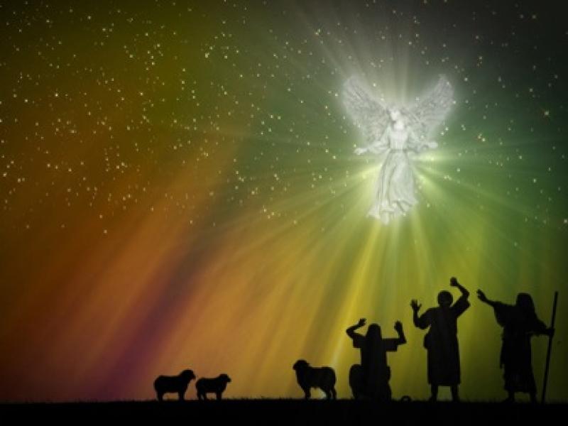 Angel Appears To Shepherds  ImageVine  WorshipHouse Media Graphic Backgrounds