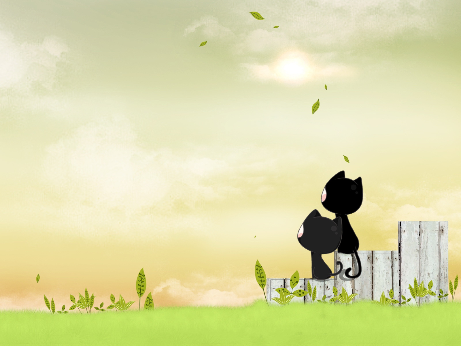Anime Border Free PPT Backgrounds for Powerpoint Templates