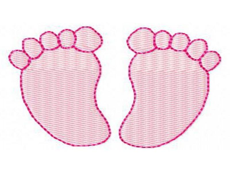 Baby Footprints Design Backgrounds