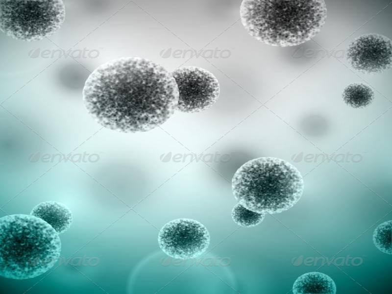 Background With Bacteria  HealthMedicine Conceptual Slides Backgrounds
