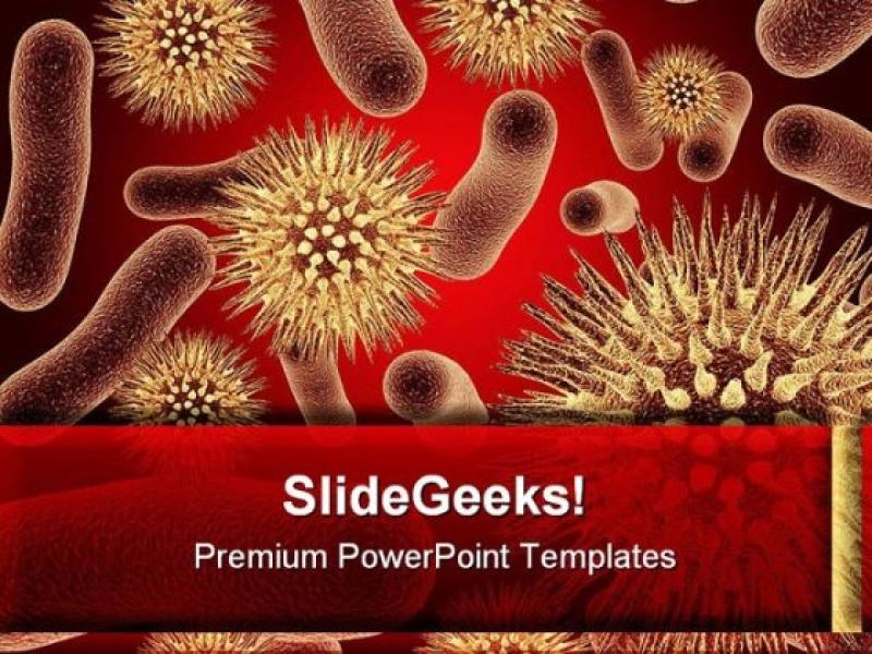 Bacteria Science PowerPoint Templates and PowerPoint 0311 Backgrounds