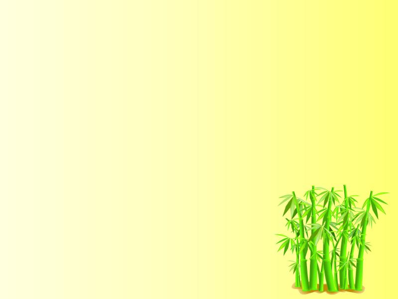 Bamboo Shoots Frame Template Clip Art Backgrounds