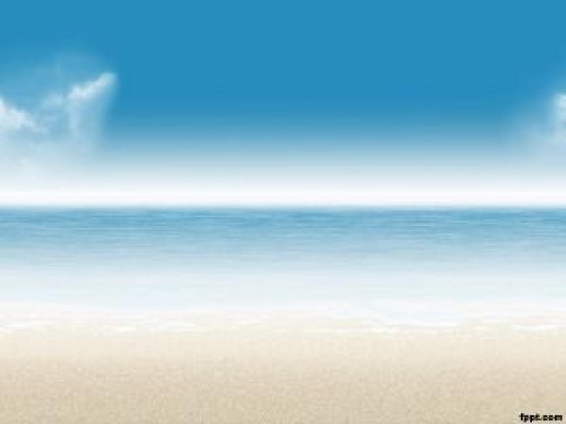 Beach PowerPoint Template Wallpaper Backgrounds