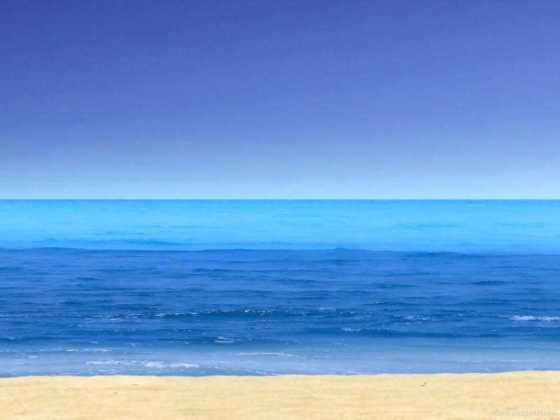 Beach View PowerPoint Clipart Backgrounds