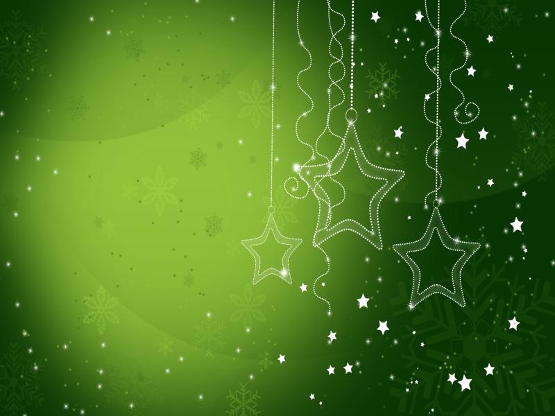 Beautiful Green Christmas Clip Art Backgrounds