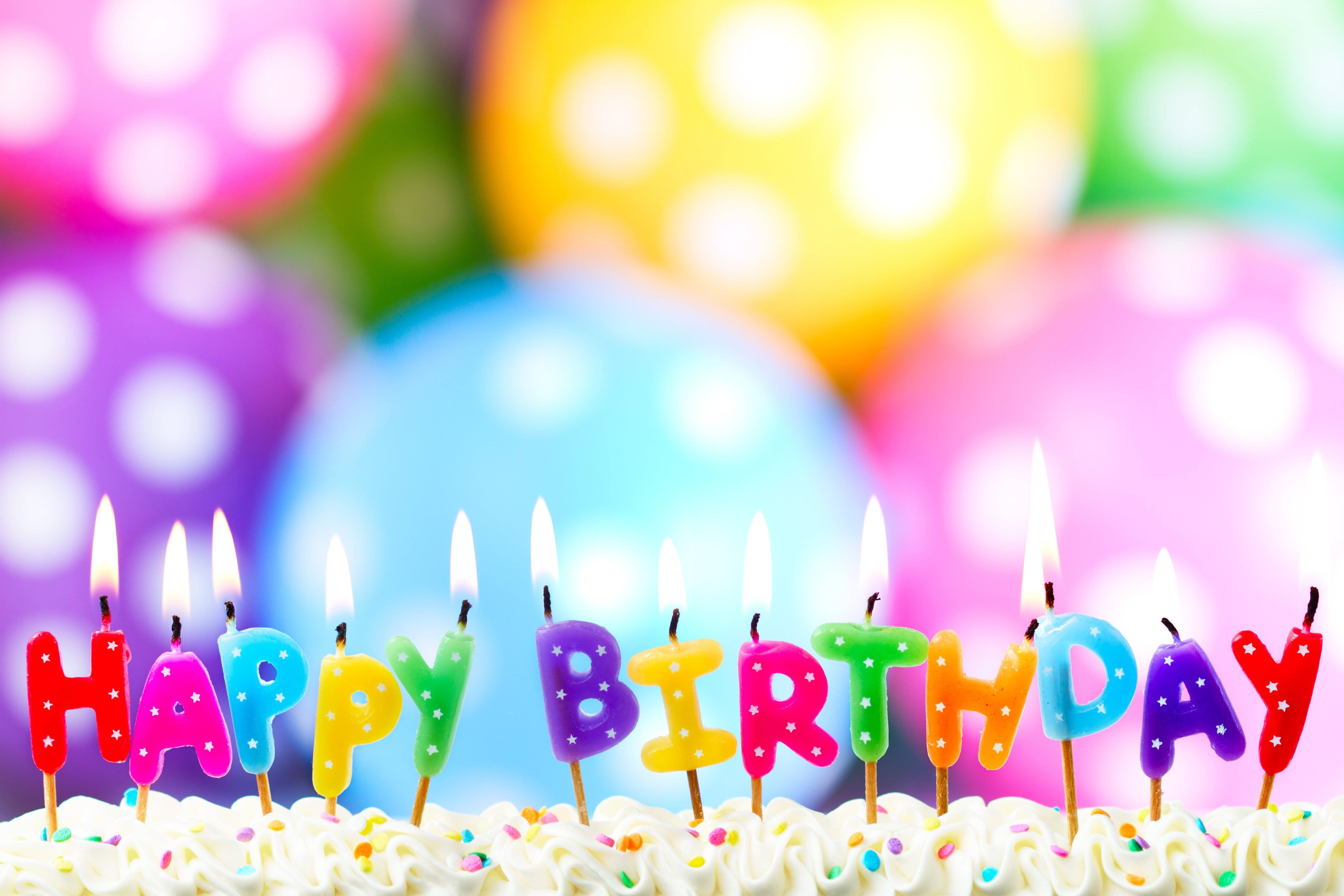 Birthday Burning Candle Download Backgrounds for Powerpoint Templates