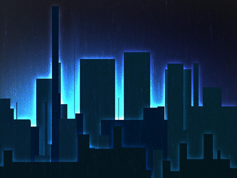 Bit City 8 Backgrounds
