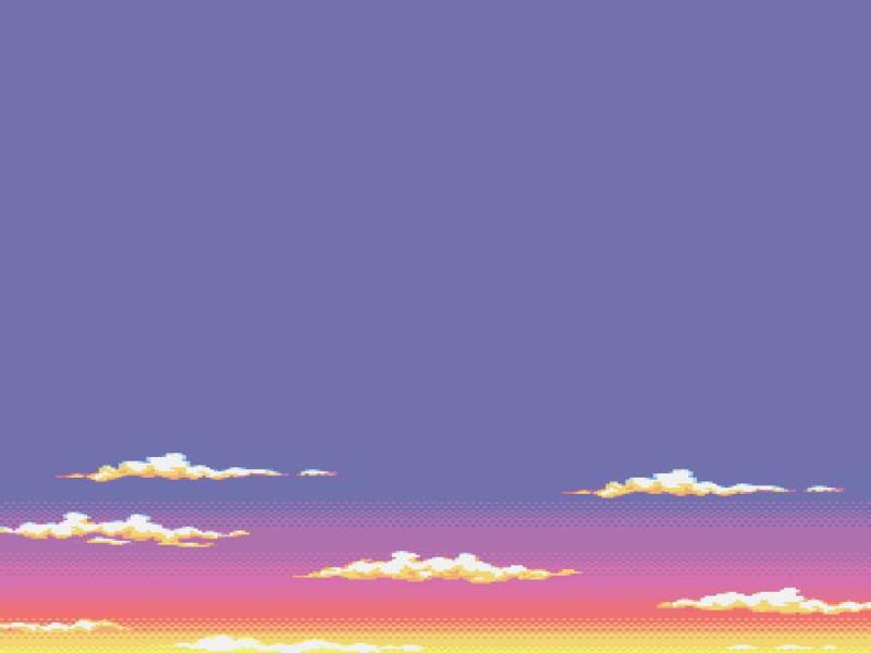 Bit Sky #8bit Pixel Art Environment Sky 8Bit Pastel Pixelated Sky   Wallpaper Backgrounds