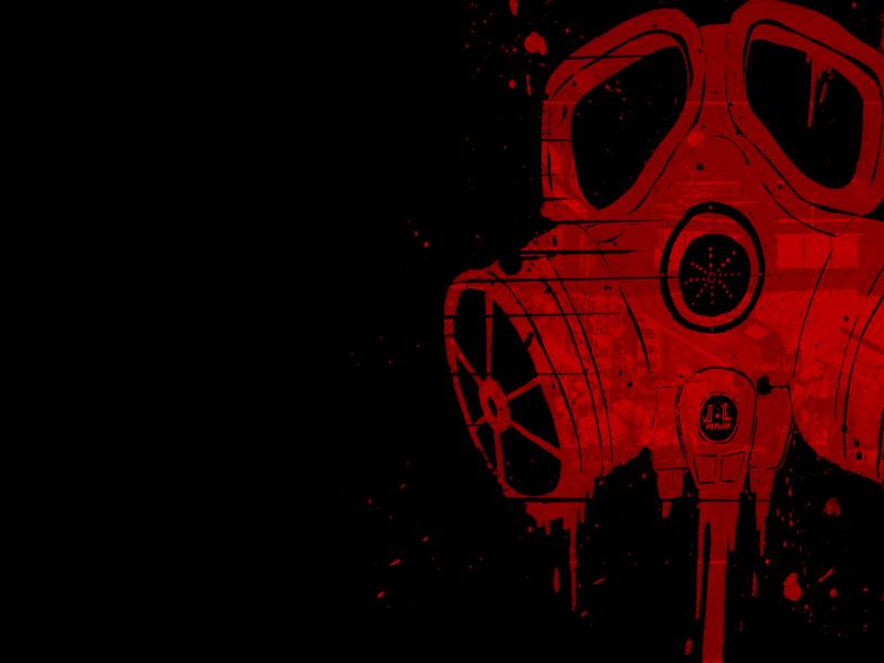 Bloody Gasmask Backgrounds