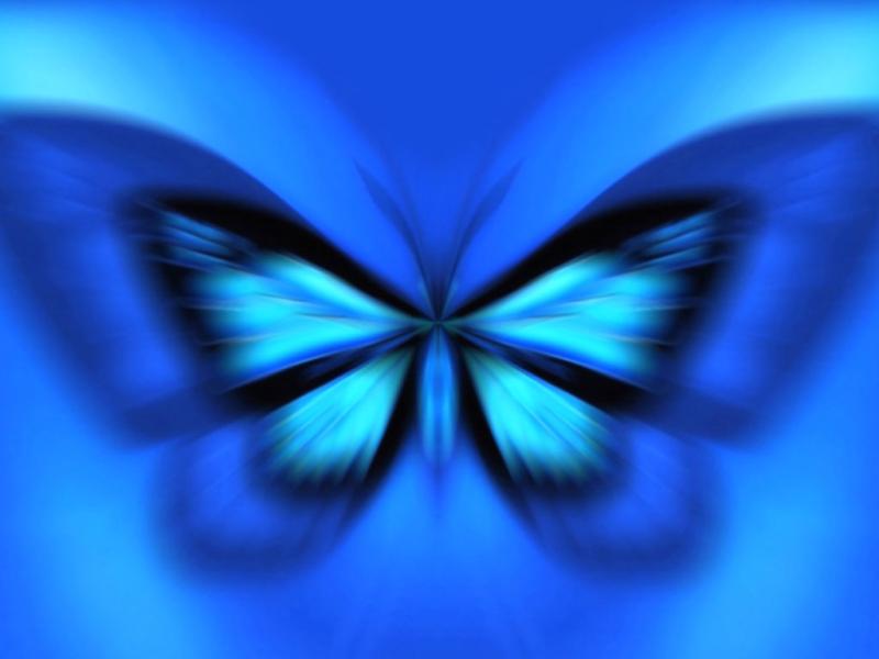 Blue Butterfly Art Graphic Backgrounds