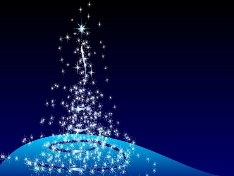 Blue Christmas Template Backgrounds