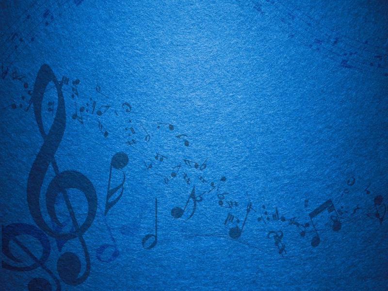 Blue Music Notes Backgrounds