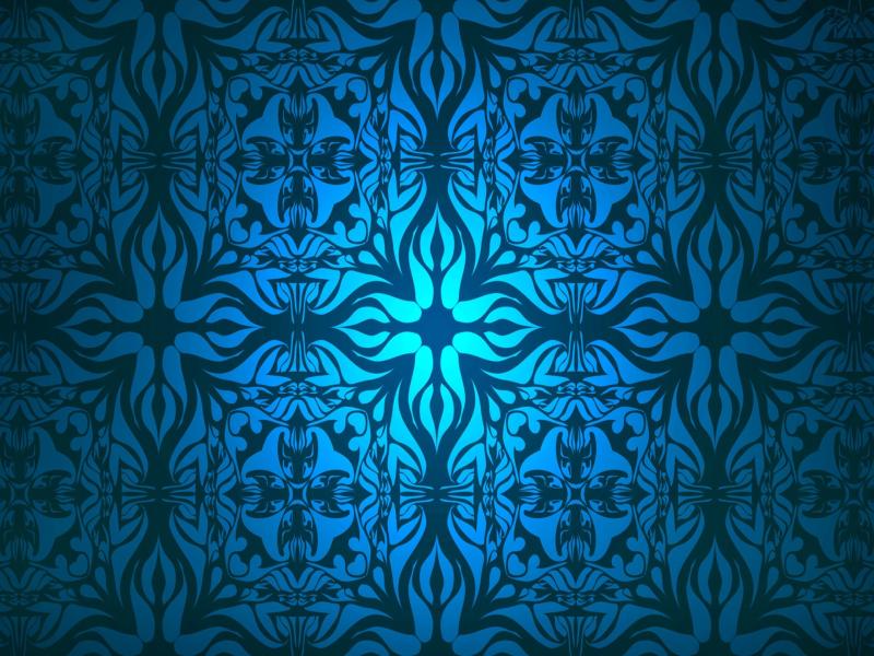Blue Pattern Art Backgrounds
