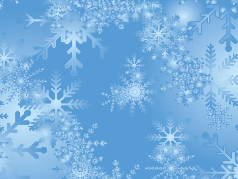 Blue Snowflake Quality Backgrounds