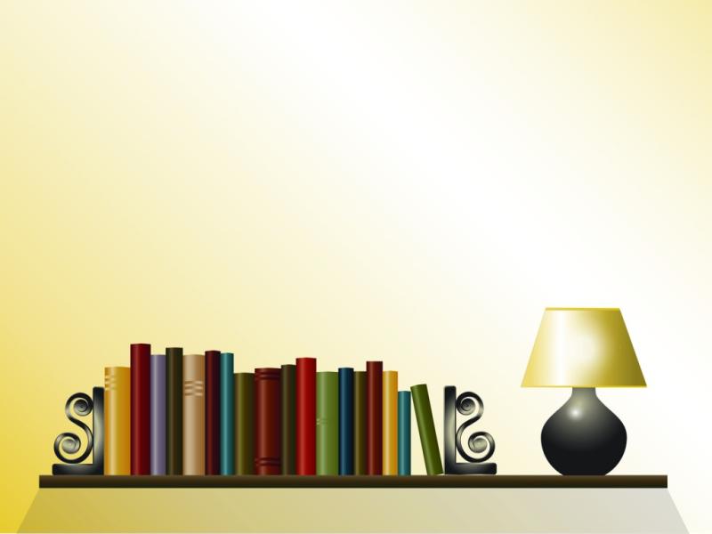 Book Shelf   Black Educational  Art Backgrounds