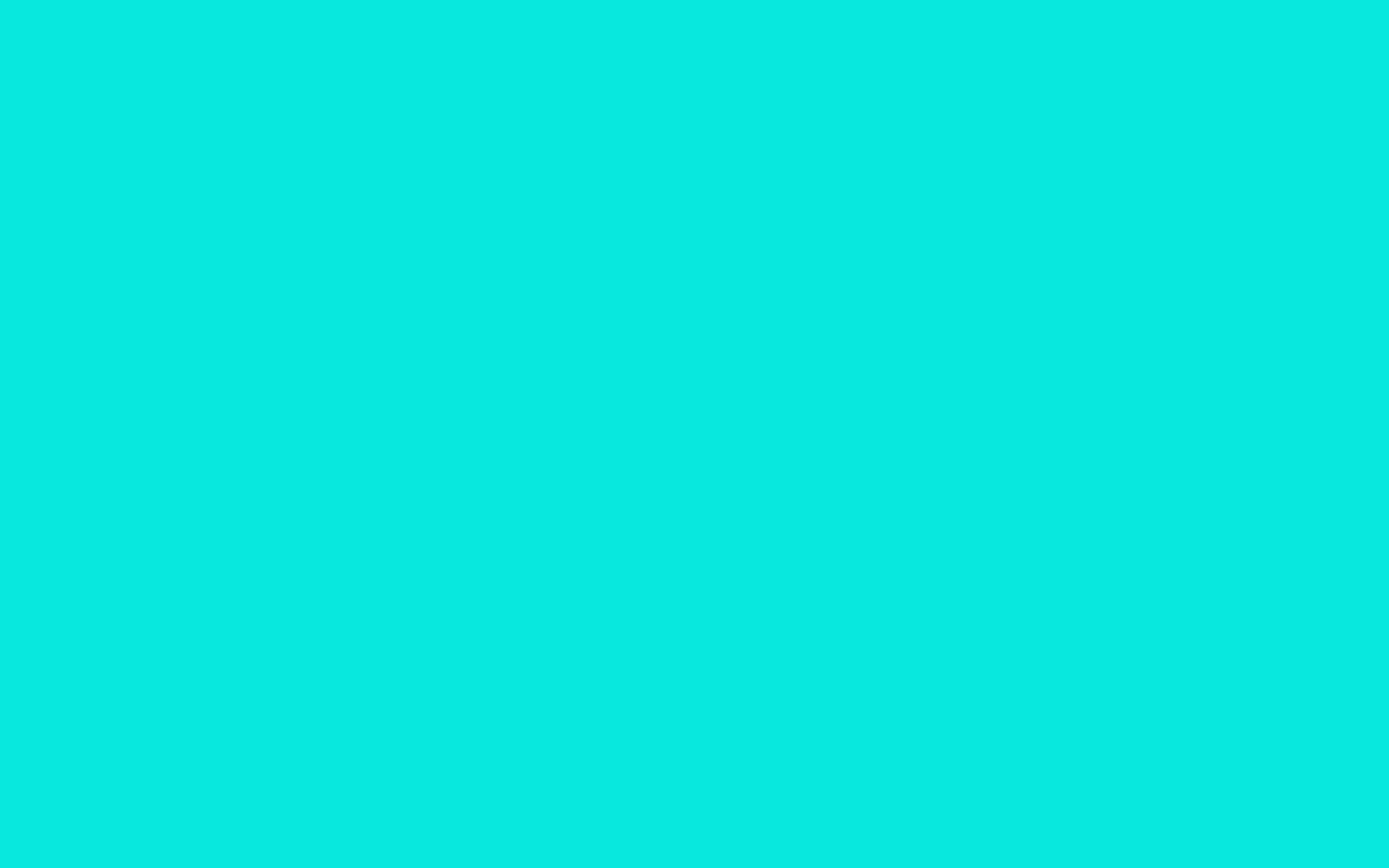 Bright Turquoise Solid