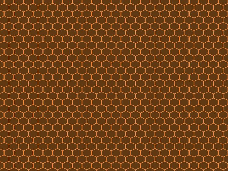 Brown Hexagon Honeycomb Presentation Backgrounds