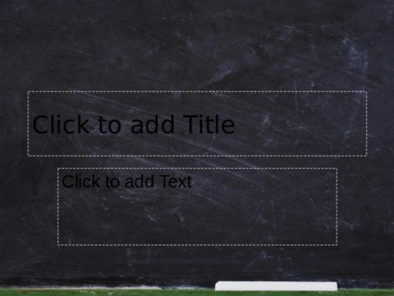 Chalkboard Presentation Backgrounds