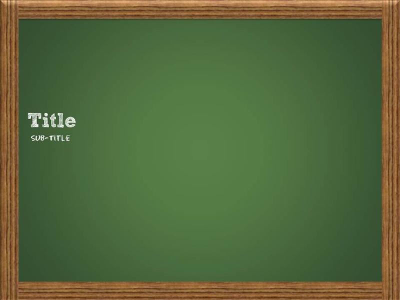 Chalkboard Template Slides Backgrounds