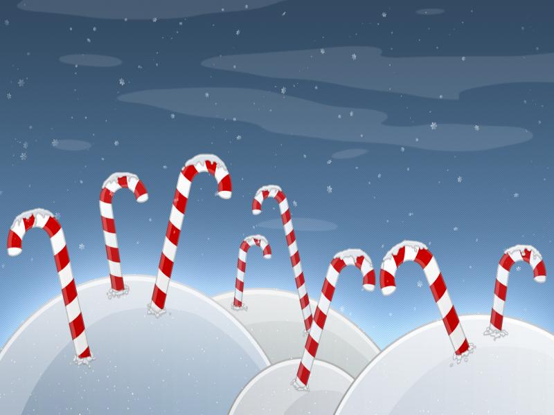 Christmas Candy Cane Hd Quality Backgrounds