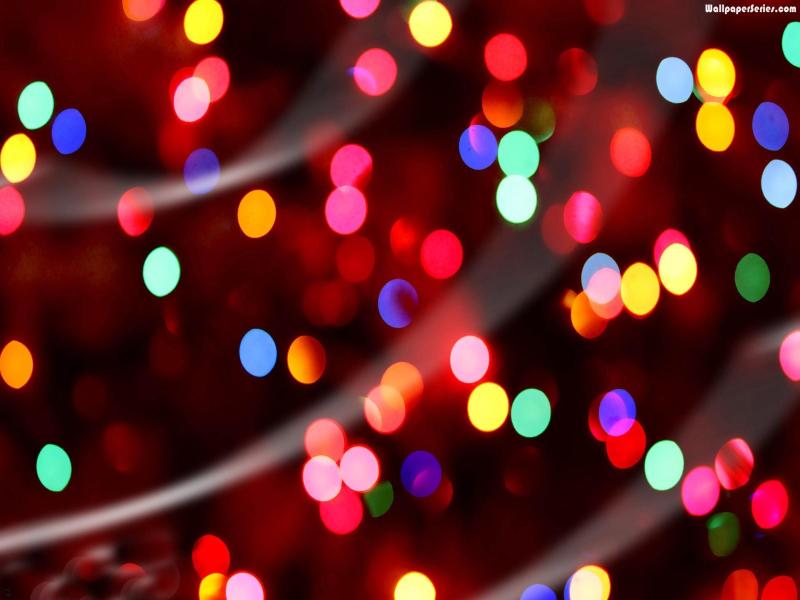 Christmas Lights Art Backgrounds