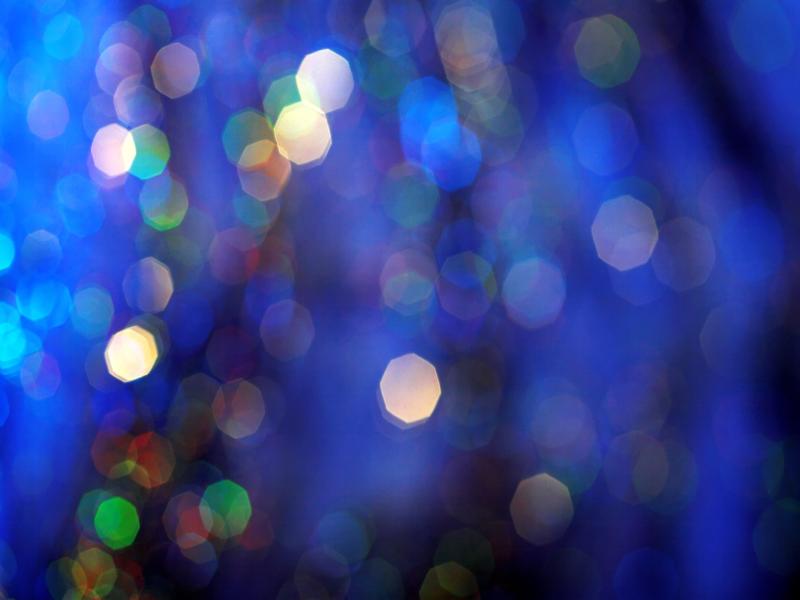 Christmas Lights Slides Backgrounds