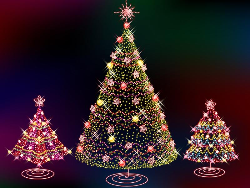 Christmas Lights Template Backgrounds