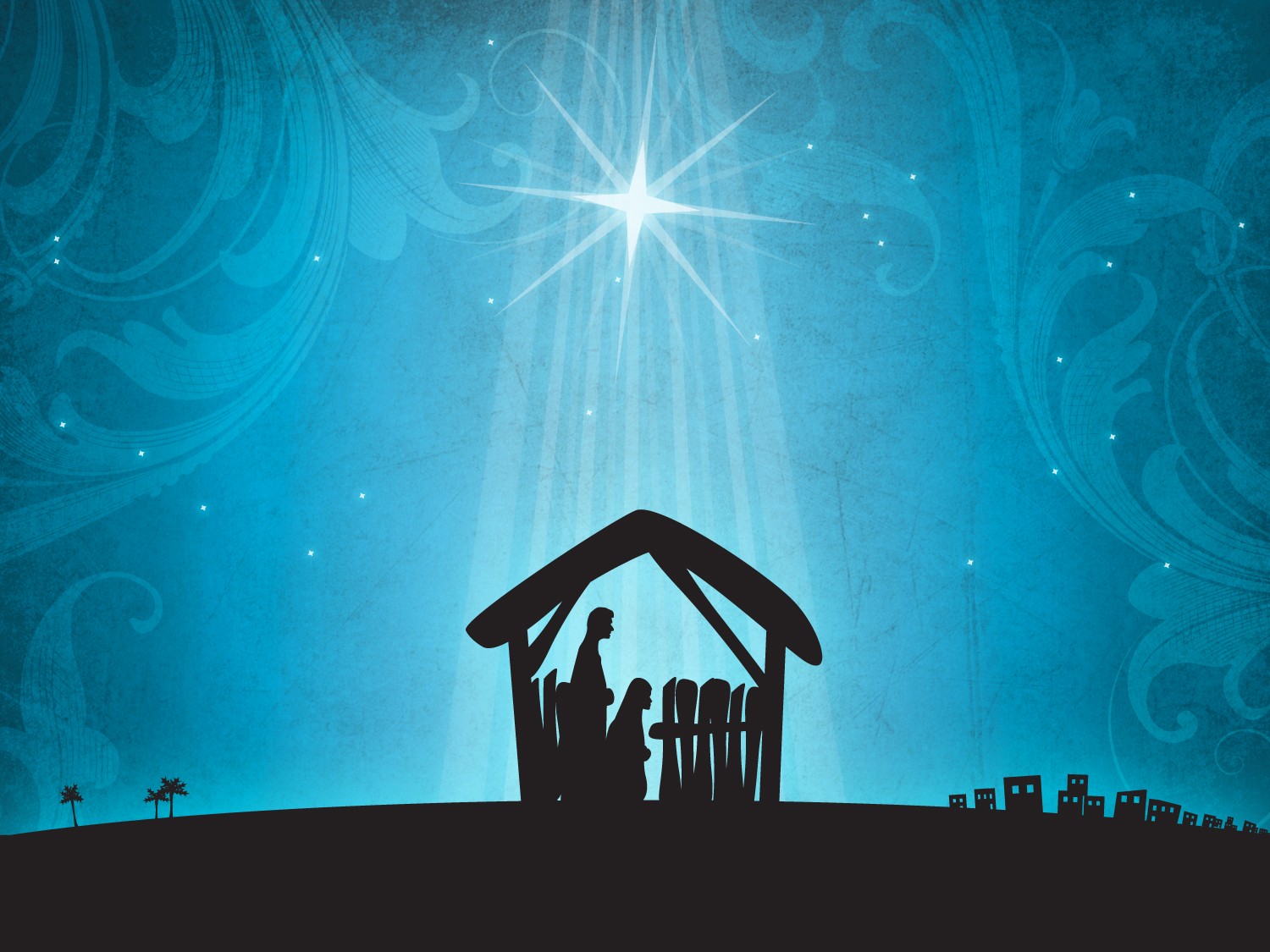 Christmas Nativity Quality Backgrounds for Powerpoint Templates - PPT ...