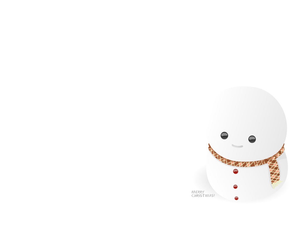 Christmas PowerPoint Snowman