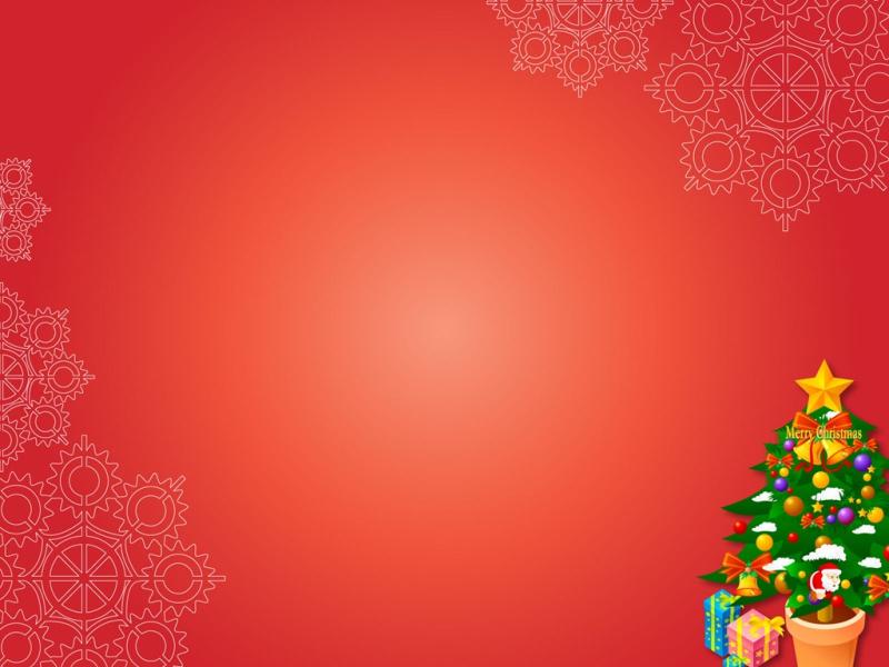Christmas Xmas Gifts On Red Powerpoint Ppt Clipart Backgrounds For Powerpoint Templates Ppt Backgrounds