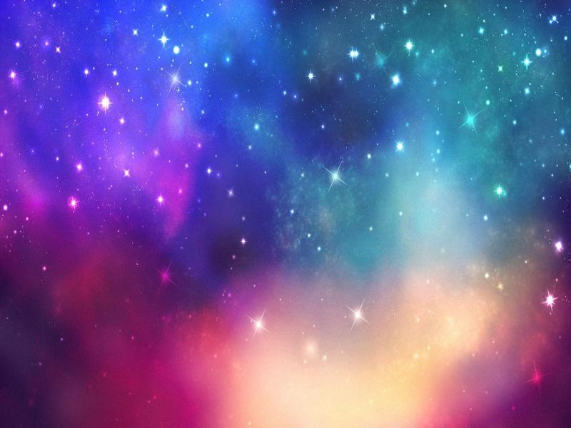Colorful Stars Art Backgrounds