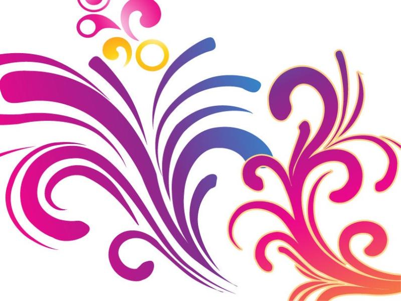 Colorful Swirl Design Backgrounds