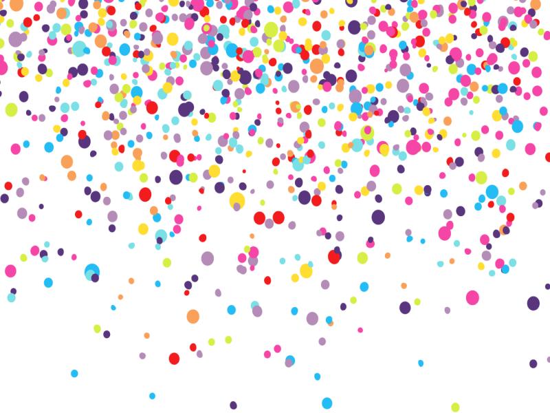 Confetti By Chuckchee  TheHungryJPEG  Clip Art Backgrounds