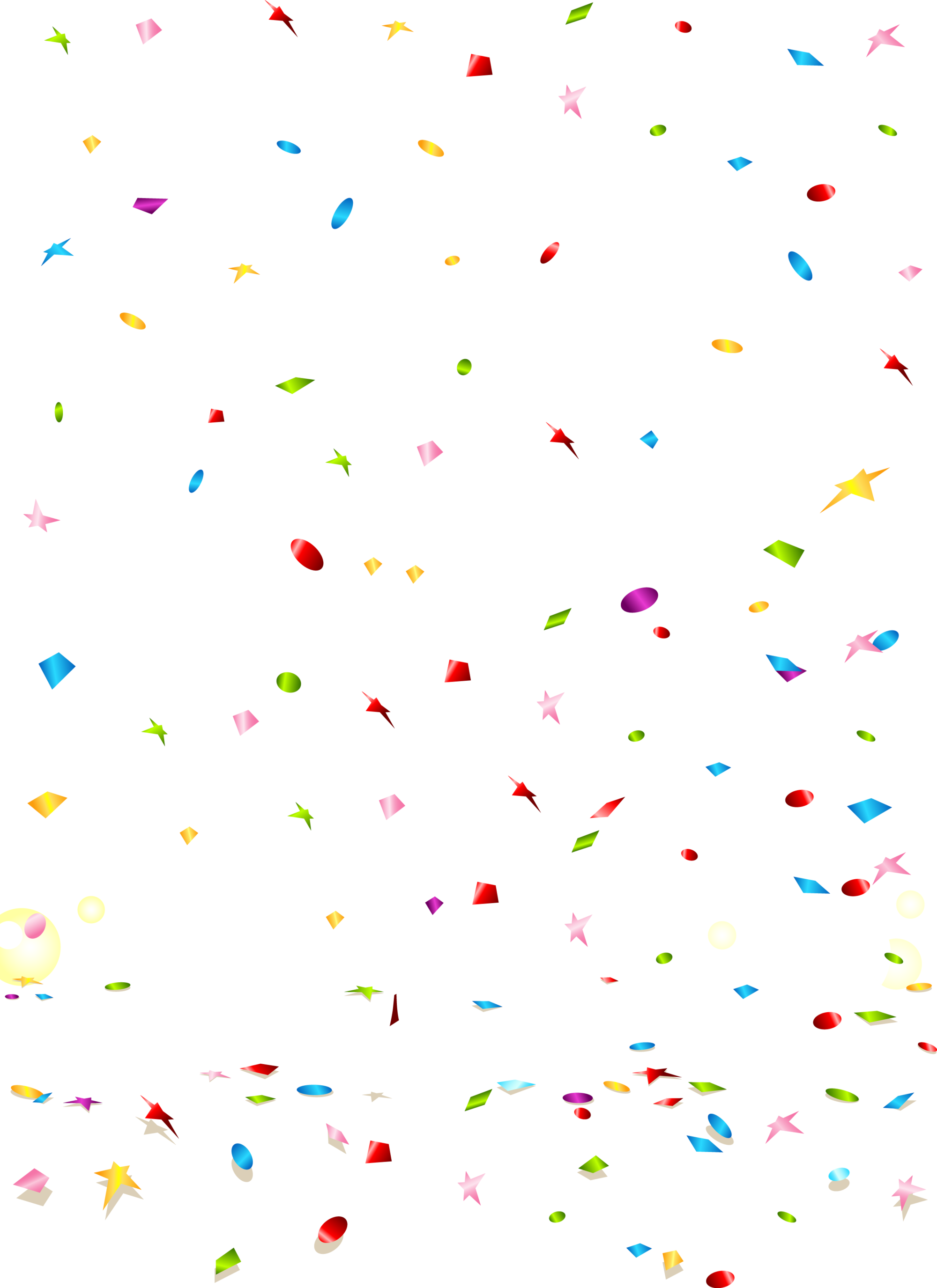Confetti Presentation Backgrounds for Powerpoint Templates PPT