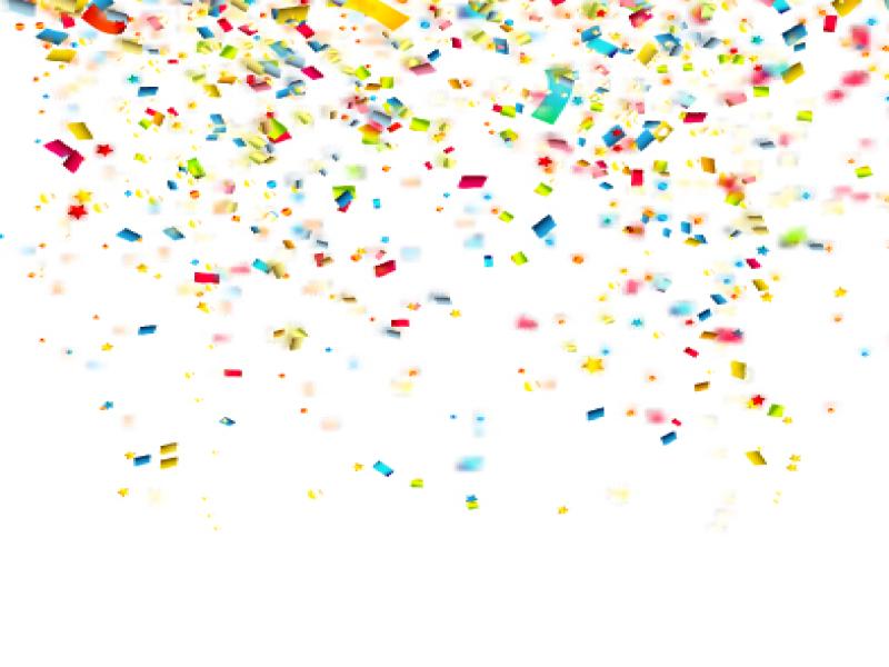 Confetti Vector Colorful Nfetti Holiday Vector   Clipart Backgrounds