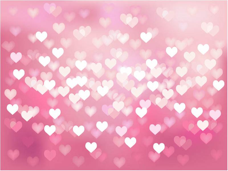 Cool Pink Heart Presentation Backgrounds