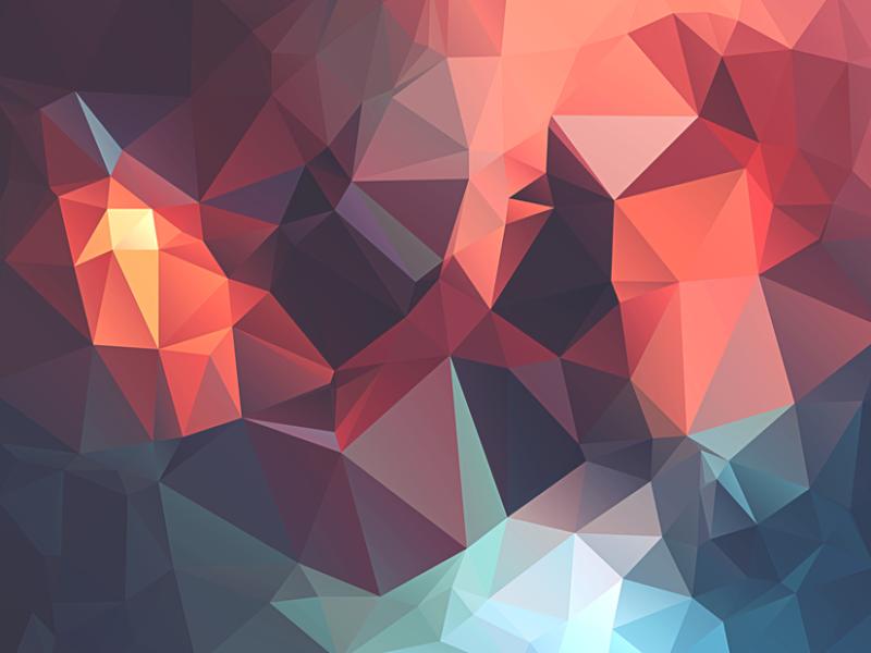 Creative Low Poly Geometric image Backgrounds