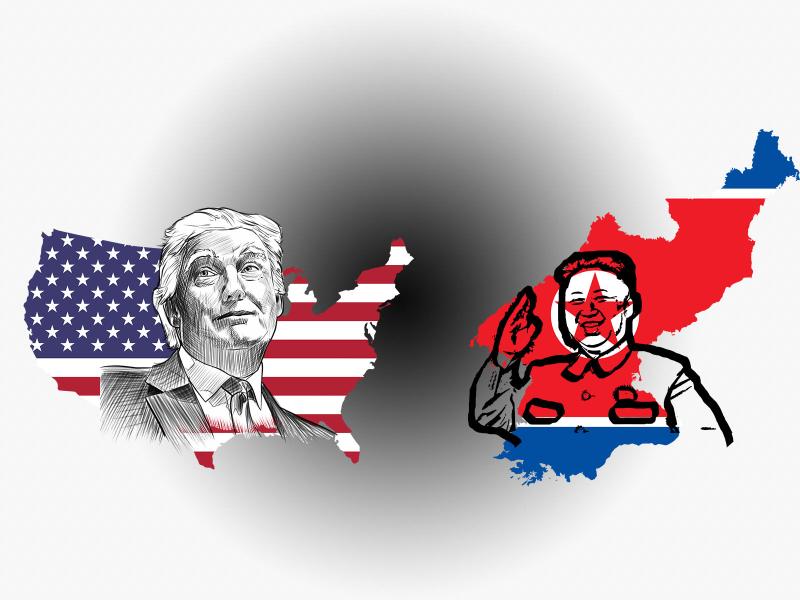 Crisis Between USA and North Korea Crisis Between USA and North Korea PPT Backgrounds