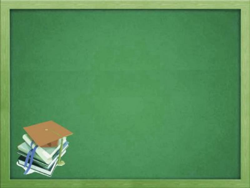 Cute Teacher School Blackboard Frame Backgrounds