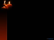 Dark Candles Template Graphic