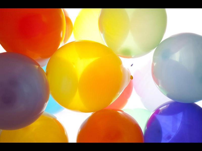 Daylight Balloons Presentation Backgrounds