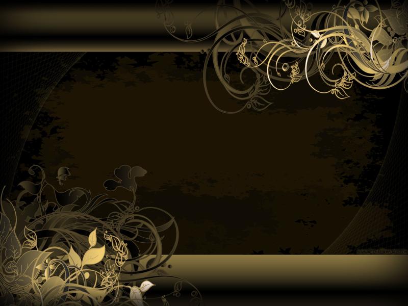 Elegant Black and Gold 2 Cool Backgrounds