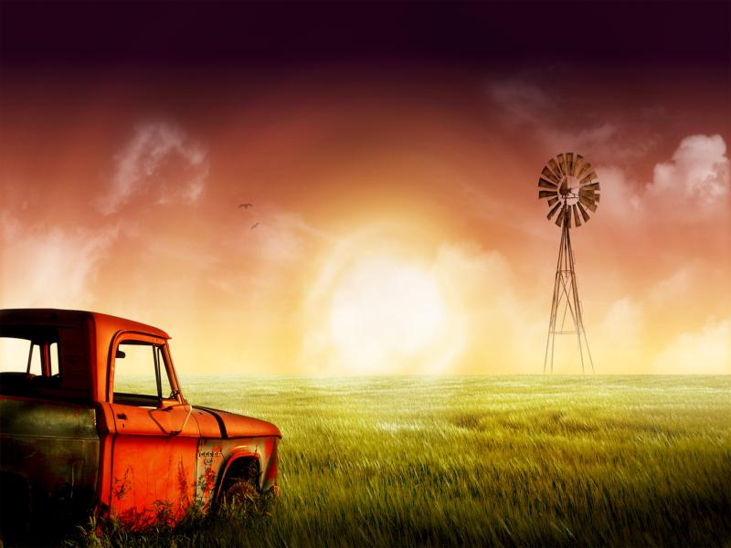 Farm Scrap Vehicle Design Backgrounds