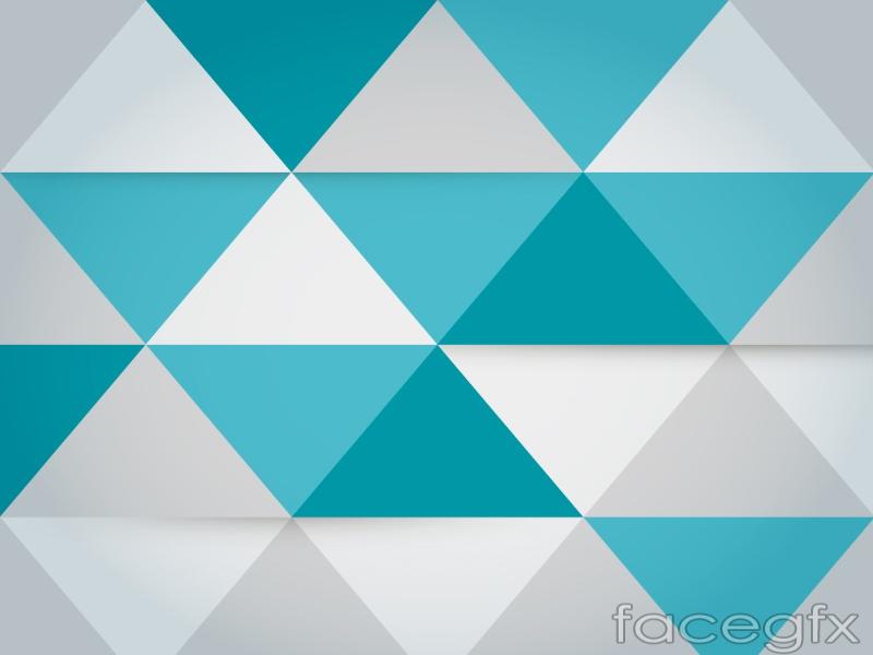 Fashion Triangle Mosaic Presentation Backgrounds