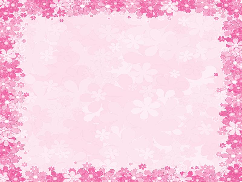 Feminine with pink flowers Backgrounds