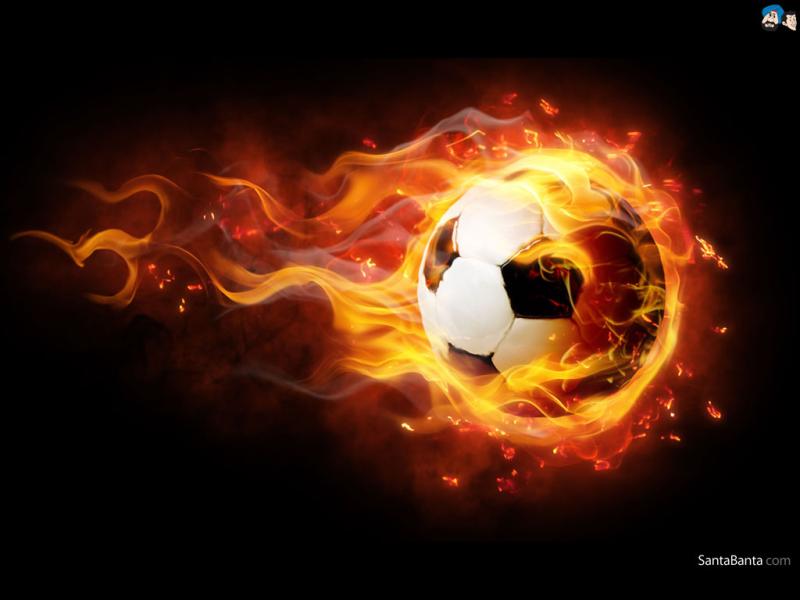 Fire Ball Football Quality Backgrounds