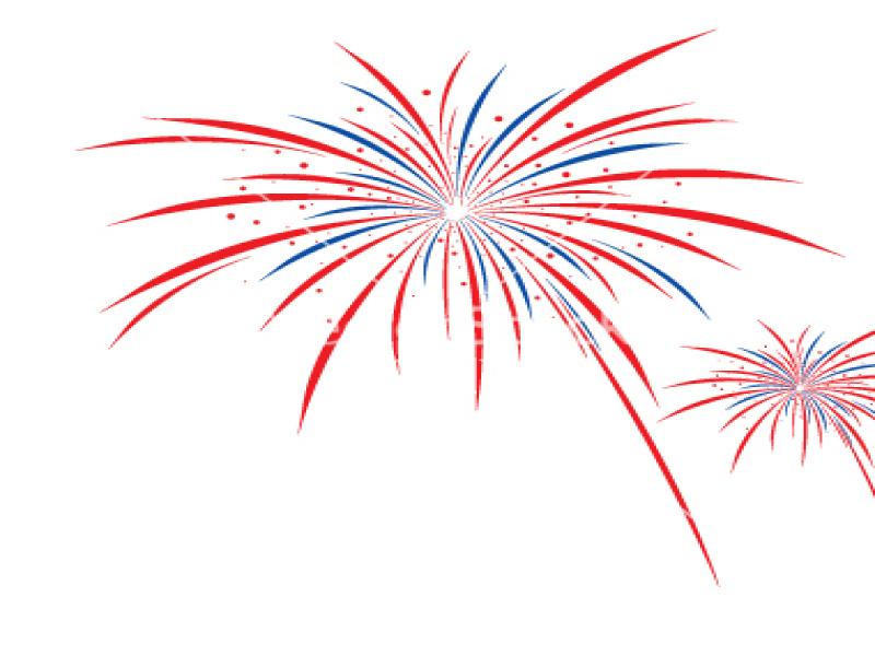 Fireworks Clip Art and Fireworks White Clip Art Frame Backgrounds