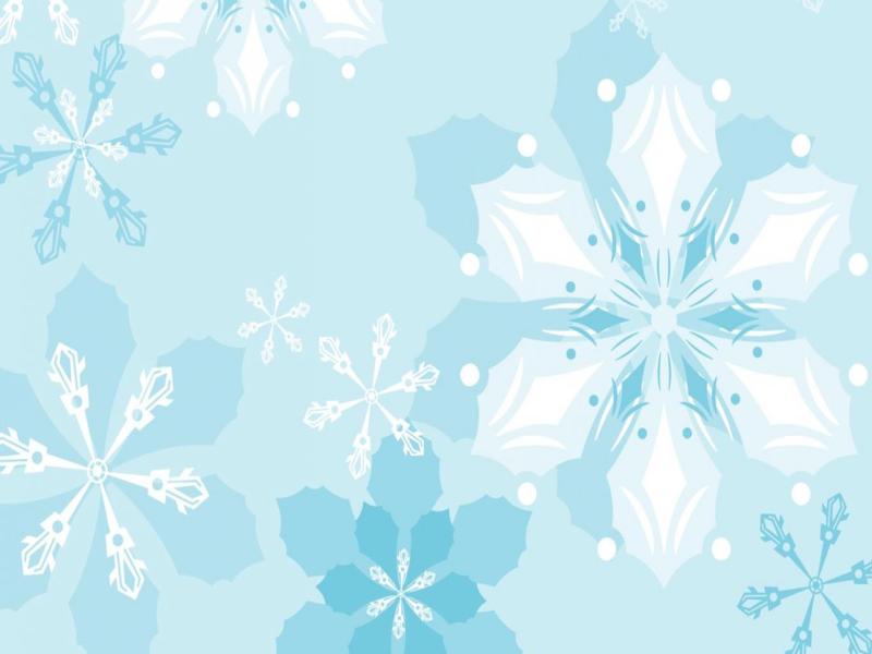 Floral Snowflake Frame Backgrounds